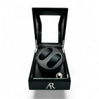 MACHER Black 2pcs automatic watch winder box (Carbon fiber guts) - Performance Driven Racing Timepieces - Richard mille, jacob&co homage Watches