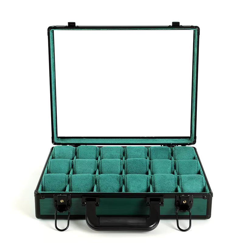 MACHER green travel watch case (10-48 slots) - Performance Driven Racing Timepieces - Richard mille, jacob&co homage Watches