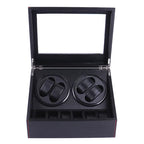MACHER Carbon fiber 4pcs automatic watch winder box + 6pcs watch holder - Performance Driven Racing Timepieces - Richard mille, jacob&co homage Watches