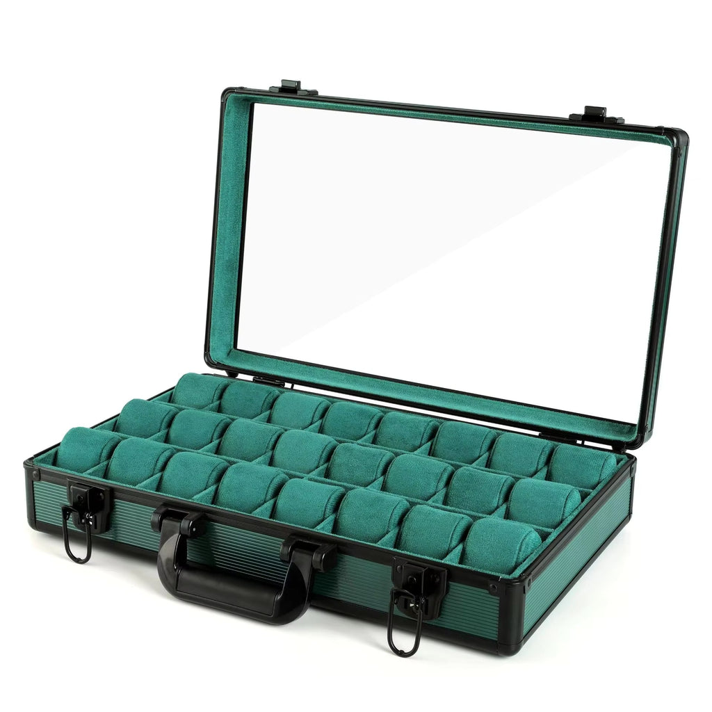 MACHER green travel watch case (10-48 slots) - Performance Driven Racing Timepieces - Richard mille, jacob&co homage Watches